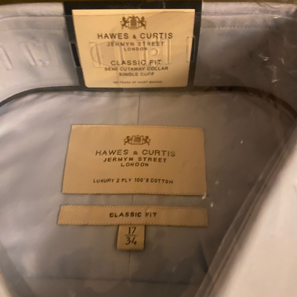 Hawes and Curtis 17/34 collared shirt (unopened) - Picture 2 of 2